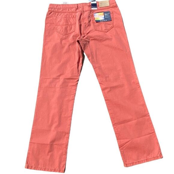 Altelier Gardeur Men’s 40x34 Rust Nevio Regular Fit Cashmere Cotton Jeans Pants - Picture 3 of 8